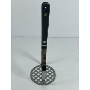 Vintage EKCO Potato Masher Stainless Vanadium Made USA Kitchen Tool 9"